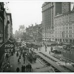 A photo of 7th Avenue and 42nd Street in Manhattan, 1914